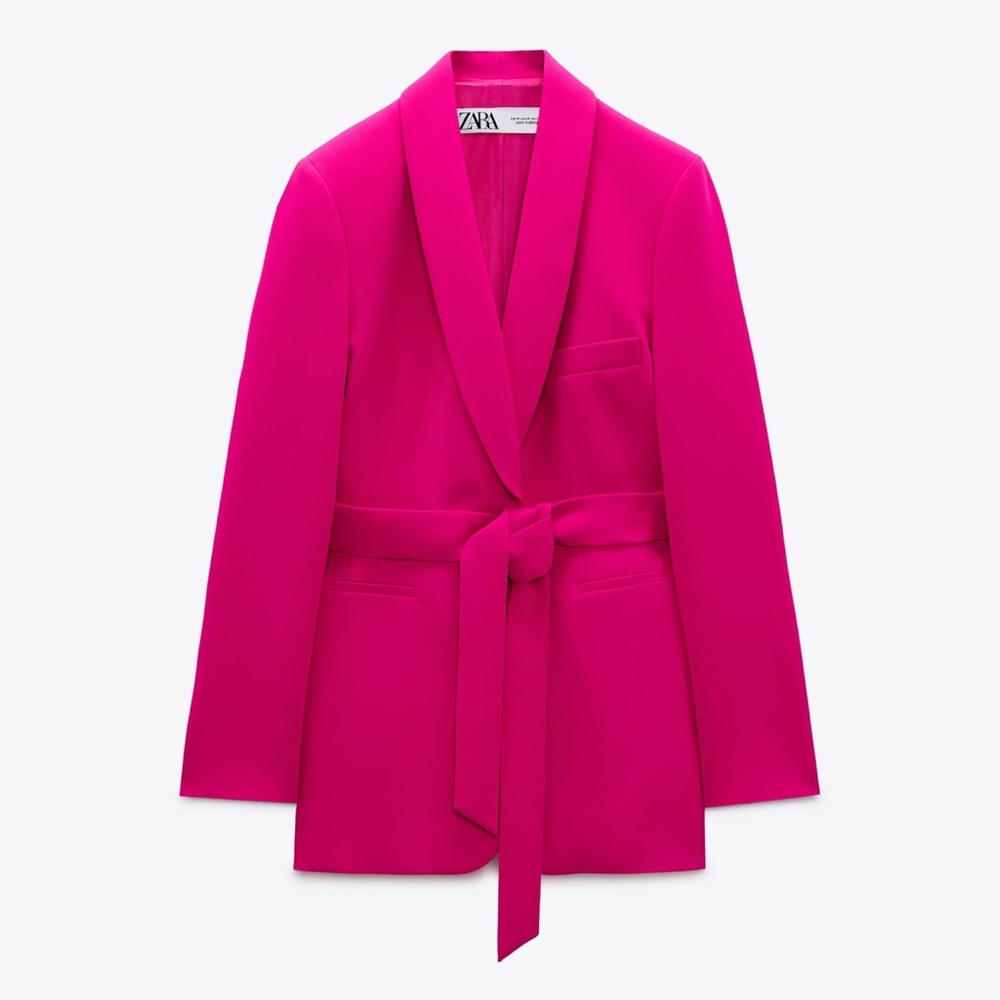NWT! Zara Fuchsia Blazer! Size XS!
